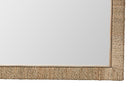 Cianna Japandi Natural Seagrass Square Wall Mirror Baxton