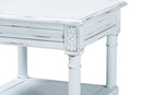Arcadia Traditional White Wood End Table Baxton
