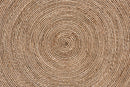 Rumi Japandi Natural Seagrass Side Table Baxton