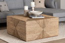 Stratton Japandi Natural Seagrass Coffee Table Baxton