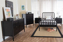 Laverne Black Full Size 5-Piece Bobbin Bedroom Set Baxton