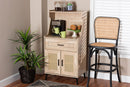 Charmant Oak Brown Wood Kitchen Cabinet Baxton