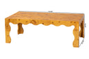 Gisela Natural Real Burl Wood Coffee Table Baxton