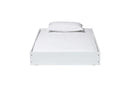 Ygritte Modern White Wood Twin Trundle Baxton