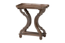 Raymond Antique Brown Wood End Table Baxton