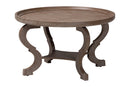 Cormier Antique Brown Wood Coffee Table Baxton