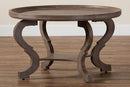 Cormier Antique Brown Wood Coffee Table Baxton