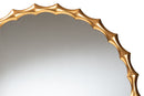 Clive Antique Goldleaf Bamboo-Border Accent Wall Mirror Baxton