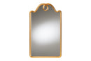 Ganit Gold Wall Mirror with Decorative Top Baxton