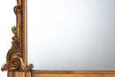 Carice Baroque Antique Goldleaf Accent Mirror Baxton