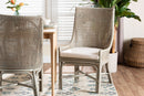 Saverio Rattan Dining Chair with Cushion Baxton