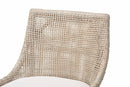 Saverio Swivel Rattan Bar Stool with Cushion Baxton