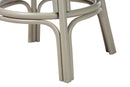 Saverio Swivel Rattan Bar Stool with Cushion Baxton