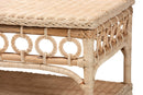 June Natural Rattan Coffee Table Baxton