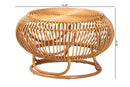 Akiko Natural Rattan Coffee Table Baxton