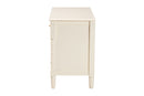 Bernice Farmhouse Ivory Spindle Wood 7-Drawer Dresser Baxton