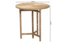 Eara Handwoven Seagrass End Table Baxton