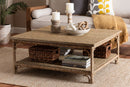 Eamon Handwoven Seagrass Coffee Table Baxton