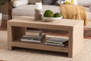 Cady Handwoven Jute Coffee Table Baxton