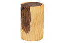 Eliada Hand-carved Suar Wood Side Table Baxton