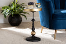 Kaede Round Accent Side Table Baxton