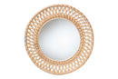 Cherise Natural Rattan Wall Mirror Baxton