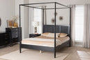 Matilde Canopy Bed, King Size Baxton