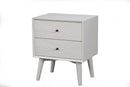 Bristol Nightstand, White Alpine