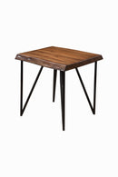 Daisy End/Lamp Table, Light Walnut Alpine