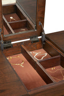 Camilla Bedroom Vanity with 2 Drawers & Flip Up Mirror Alpine