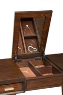 Camilla Bedroom Vanity with 2 Drawers & Flip Up Mirror Alpine