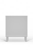 Daylan 1 Drawer Nightstand, White Alpine