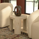 Sloane 20" Round End Table, Driftwood Alpine