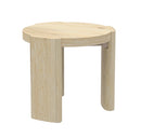 Sloane 20" Round End Table, Driftwood Alpine