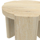 Sloane 20" Round End Table, Driftwood Alpine