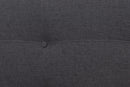 Genna Dark Gray Fabric Upholstered Queen Size 2Pc Bedroom Set Baxton