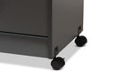 Ginaro Dark Gray Finished Kitchen Cabinet Baxton