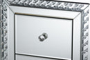 Sahar Mirrored 2-Drawer End Table Baxton