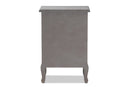 Gould Gray 3-Drawer End Table Baxton