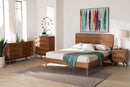 Castello Walnut Brown King Size 4Pc Bedroom Set Baxton