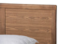 Svante Ash Walnut Brown King Size 4-Drawer Platform Storage Bed w/Shelves Baxton