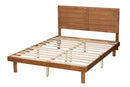 Sinclaire Ash Walnut Full Size Platform Bed Baxton