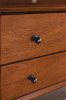 Melbourne 2 Drawers Large Nightstand, Acorn Alpine