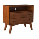 Melbourne 2 Drawers Large Nightstand, Acorn Alpine