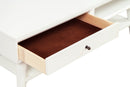 Melbourne One Drawer with Two Way Slides  Coffee Table, White Alpine