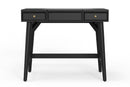 Melbourne Bedroom Vanity, Black Alpine