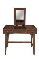 Melbourne Bedroom Vanity, Walnut Alpine