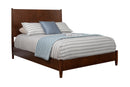 Melbourne Full Size Panel Bed, Walnut Alpine