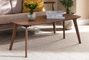 Primrose Walnut Finished Coffee Table Baxton