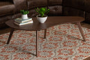 Elston Walnut Finished Coffee Table Baxton
